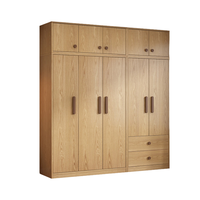 Système Armoire Coulissante Chambre en Bois Placards Modernes pour Chambre Armoire Garde-robe Pas Cher Placard