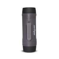Zealot S1 Power Bank 4000mAh, lampu LED luar ruangan portabel dengan mikrofon tahan cipratan untuk sepeda dan ponsel