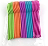 EcoNewLeaf - Colorful Custom Logo Biodegradable Disposable Ice Cream Spoon