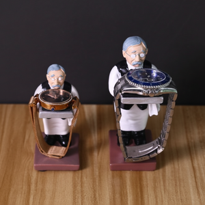 Piccolo fattorino astronauta orologio Stand e scatola di stoccaggio con orso polare Panda accessori orologio maggiordomo - Product Image 1