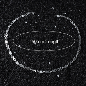 Collar de Cadena con Diseño Geométrico Simple, Chapado en Oro y Plata, Estilo Hiphop, para Hombre, Joyería de Moda, Venta Caliente 2026 - Product Image 5