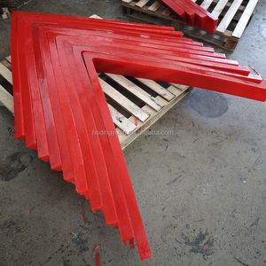 High-Quality Polyurethane Scraper for Conveyor Belt Return in Mining Operations V-shaped Combined PU Scraper Custom V-shaped PU - Product Image 5