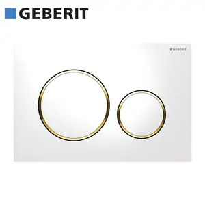 Geberit G115882KJ1 Sigma 20 Dual Flush 1.6 / .8 GPF Actuator Plate White/Polished Chrome