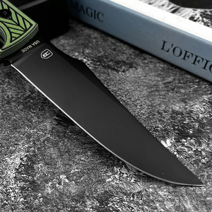 Couteau de survie et de sauvetage pour la chasse et le camping, lame en acier 8Cr13MoV haute dureté, manche en fibre G10, avec étui de ceinture, OEM - Product Image 3