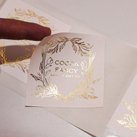 Étiquettes autocollantes personnalisées avec logo holographique, imperméables, dorées, écologiques, à gratter, pour produits chimiques quotidiens