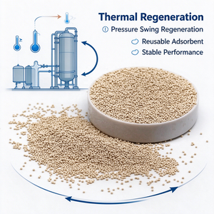 Tamis moléculaire en zéolite 3A, pureté de 99,9 % pour le séchage et la déshydratation des gaz - Product Image 4