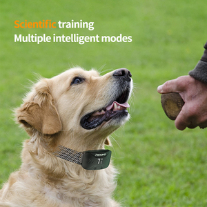 Collier électrostatique à vibrations efficaces et sûres Contrôle des aboiements de chien intelligent Bouchon d'aboiement de chien Dispositif de dressage de chien Batterie rechargeable - Product Image 5