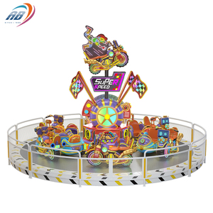 Nouvelles attractions de parc d'attractions au design innovant, fabricant de manèges familiaux, jeux de motos Whirlwind à vendre - Product Image 2