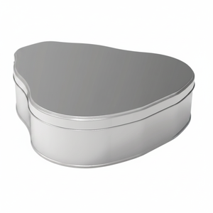Kontensan L470 Pear-shaped Tin <b>Box</b> 3.5 Lt <b>Turkish</b> <b>Delight</b> Chocolate <b>Box</b> 260 X 240 mm X H62 mm Slip Lid - Product Image 2