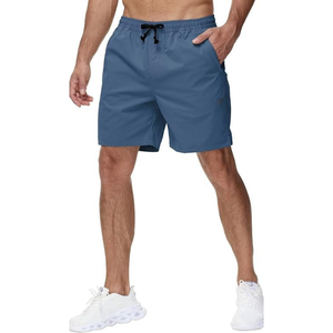 Shorts de bain bleu marine pour homme avec cordon de serrage à la taille - Idéal pour la natation et les journées à la plage - Product Image 1