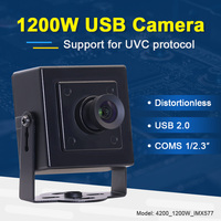 Cámara Industrial USB HD de 4200 12MP IMX577 con Montaje M12 para Detección de Alta Velocidad Android 5mm 65 Grados sin Distorsión