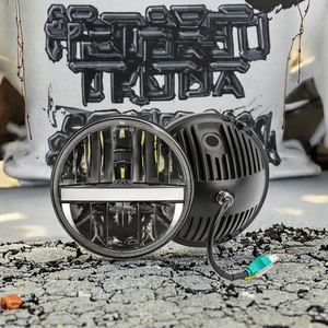 Patrón <span class=keywords><strong>de</strong></span> flash Faro LED redondo <span class=keywords><strong>de</strong></span> 7 pulgadas con función estroboscópica y <span class=keywords><strong>señal</strong></span> <span class=keywords><strong>de</strong></span> <span class=keywords><strong>emergencia</strong></span> - Product Image 6