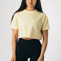T-shirt de fitness en coton doux et décontracté de haute qualité T-shirts personnalisés pour les filles avec votre logo