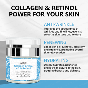 Krim Esens pengencang kolagen peptida, Krim Wajah <span class=keywords><strong>Anti</strong></span> Penuaan untuk wanita Afrika - Product Image 3