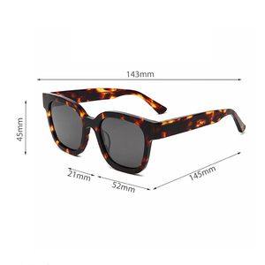 Acetate <b>Sunglasses</b> New Sun Glasses Unisex 2026 <b>Sunglasses</b> Manufacturer Men's Black Glasses Designer Square <b>Sunglasses</b> - Product Image 5