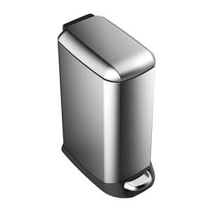 Sáng tạo sảnh khách sạn hình chữ nhật thép không gỉ Thùng rác có thể chân đạp chất thải <span class=keywords><strong>bin</strong></span> ngoài trời nhà bếp lưu trữ Bàn đạp tái chế - Product Image 5