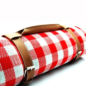 Custom produttori di pelle maniglia campeggio picnic tappetino cinghie coperta in pelle stringe cinghia di moda con diverse dimensioni - Product Image 4