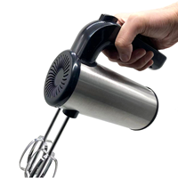 CX-6602 5 vitesses 100W 120W 150W 200W couleurs personnalisables en acier inoxydable maison cuisine nourriture batteur à oeufs mélangeur à main électrique
