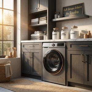 Lave-linge séchant grande capacité 12/15 kg, entièrement automatique, à inversion, chargement frontal - Idéal pour le linge familial et les grandes charges de literie - Product Image 2