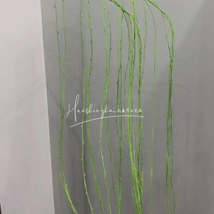 Artificial Wedding <b>Flowers</b> Eucalyptus Soft Rubber High Simulation <b>Single</b> Branch Outdoor Decor - Product Image 3