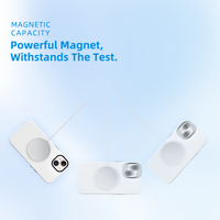Fundas Magnéticas 3D para Sublimación, Recubiertas 2 en 1, Transferencia de Calor, Impresión Personalizada, Cubierta Protectora DIY para iPhone 17 Pro Max