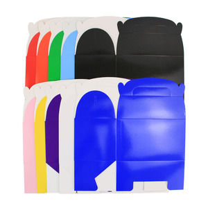 Fabricant de boîtes d'emballage à poignée de couleur unie multicolore en gros pour les petits cadeaux et desserts - Product Image 3