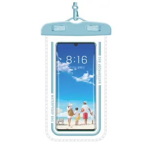उच्च गुणवत्ता नरम हल्के वजन सिलिकॉन प्लास्टिक निविड़ अंधकार मोबाइल फोन थैली सामान पानी के नीचे बैग पाउच