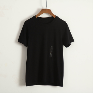 Tshirts de couleur personnalisés bon marché Fabricants de vêtements pour femmes <span class=keywords><strong>T</strong></span>-shirts d'outre-mer <span class=keywords><strong>T</strong></span>-shirts vierges - Product Image 3
