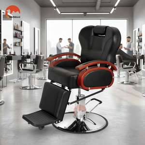 Fauteuil de Barbier Sportif Moderne, Mobilier de Salon Professionnel Robuste et Multifonctionnel pour <span class=keywords><strong>Coiffure</strong></span> - Product Image 4