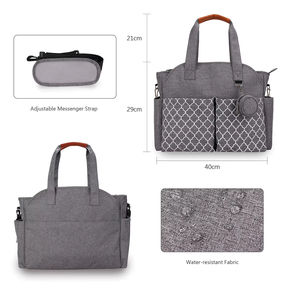 Tas Organizer Bayi Multifungsi Tahan Air, Kapasitas Besar, Bahan Polyester Awet untuk Perlengkapan Bayi, Tas Popok dan Kereta Dorong - Product Image 5