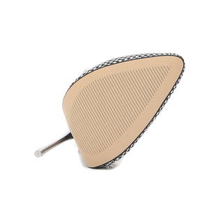 Moda kadınlar için topuklu 2023 zarif <span class=keywords><strong>6</strong></span> inç sivri burun topuklu inci topuklu kayış baskı pompaları gelin ayakkabıları düğün için pompaları - Product Image 6