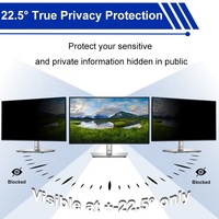 Protection d'écran anti-lumière bleue et anti-reflets, filtre de confidentialité anti-espion à double sens pour moniteur de bureau Dell 23,8 pouces 16:9