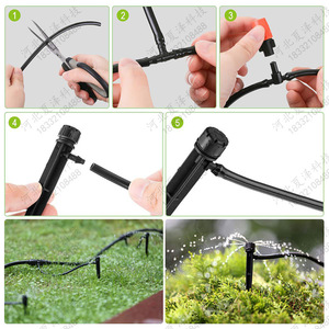 Sistema de Riego por Goteo con Boquilla de 13 cm Ajustable 360 Grados y Ocho Orificios para Riego de Jardín - Product Image 3