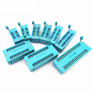 14 16 18 20 24 28 32 40 P <span class=keywords><strong>Pin</strong></span> 2.54mm màu xanh lá cây Dip phổ zif <span class=keywords><strong>IC</strong></span> ổ cắm kiểm tra hàn loại <span class=keywords><strong>IC</strong></span> Khóa ghế zif ổ cắm - Product Image 2