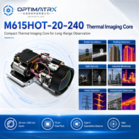 Module de caméra thermique zoom MWIR M615HOT-20-240 640 x 512 pour intégration d'imagerie thermique OEM