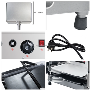 Fournisseur double machine à hamburger Four à pain chauffant <span class=keywords><strong>Panini</strong></span> Four à pain commercial Machine électrique à hamburger à pain 220V - Product Image 6