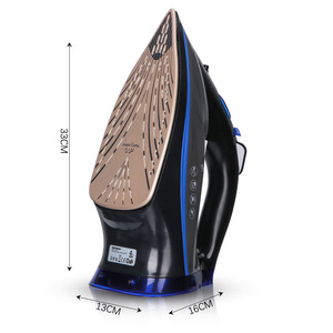 Fer à vapeur électrique 2600W, semelle en céramique, réservoir d'eau 360 ml, pulvérisation d'eau, vapeur verticale, fonction vapeur puissante, auto-nettoyage - Product Image 4
