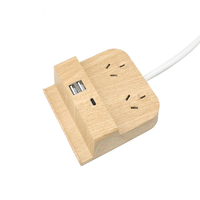 Multiprise avec support pour téléphone, protection contre les surtensions, rallonge, 10A, 2 prises AC, 2 USB-A, 1 USB-C, SAA
