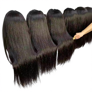 MZD Perruque <span class=keywords><strong>Lace</strong></span> Front 100% Cheveux Humains Vietnamiens Bruts Lisses - Style Exotique Peut Être Teinte/Permanente - Product Image 1