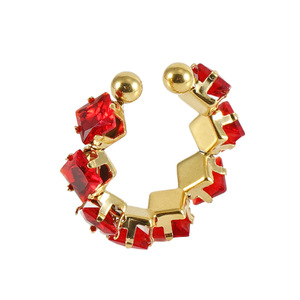 Zogxin Fashion Rings Geometric <b>Square</b> Zircon <b>Adjustable</b> For Women Party Jewelry - Product Image 5