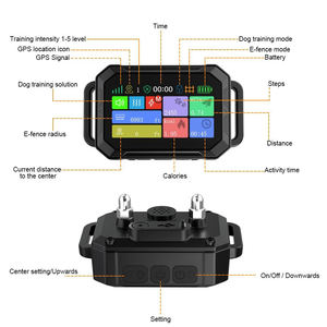 Valla Electrónica Inalámbrica para Perros con GPS Recargable, Pantalla a Color, Radio Ajustable de 25-2133 Metros, Resistente al Agua IP67, Anti Ladridos - Product Image 5