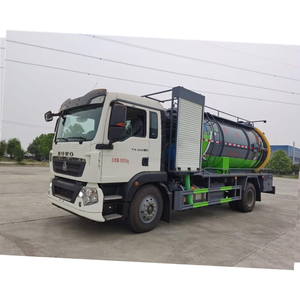 Customise HOWO 6X6 off Road High Pressure Sewer Cleaning Truck Combined Sewer Jetter and Vacuum Tanker - Product Image 5