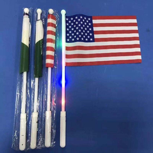 Banderas de Mano LED de Países para Aficionados a Eventos Deportivos de Fútbol Mundial: Verde, Blanco, Australia, Alemania, Francia, Estados Unidos, México - Product Image 2