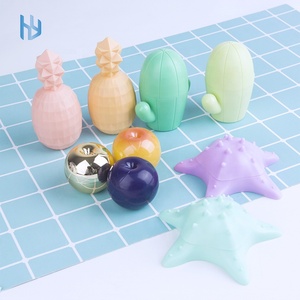 Trái Cây Thiết Kế Dễ Thương Lip Balm Container Dâu Tây/Chanh/Lê/Đào/Apple Hình Dạng Biểu Tượng Tùy Chỉnh Lip Balm Ống - Product Image 3