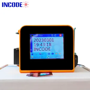 INCODE Small Portable Handheld Inkjet Printer Multi-color Ink Cartridge Selection Plastic Applications High-definition Printing