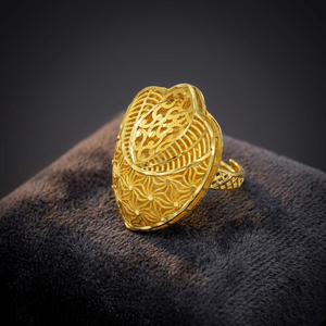 Wholesale 14K 18K <b>24K</b> Micron <b>Gold</b> Plated Heart Shape Forming Finger <b>Ring</b> Traditional Finger <b>Rings</b> <b>Gold</b> Fashion <b>Rings</b> Oro Joyeria - Product Image 4