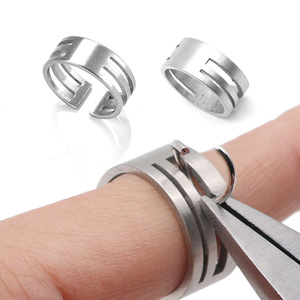 Herramientas de joyería de acero inoxidable para abrir y cerrar anillas abiertas, alicates para abrigo de anillas, herramientas auxiliares para hacer manualidades DIY - Product Image 6