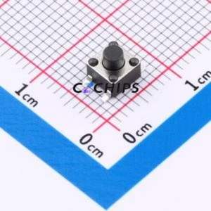 SMG-02T-H045A0 Tactile Switch SMD-4P,4.5x4.5mm Switch Single Pole Single Throw Round Button 2.5N 4.5mm - Product Image 1