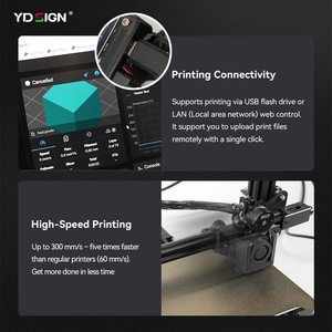 <b>3D</b> Model <b>Printer</b> 350W 0.5MM Nozzle Diameter 30 ~ 60 MM/S High Printing Speed for Sale Stable Silent Movement Smart 0.1mm High Pr - Product Image 4