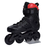 Patins à roulettes en ligne YSMLE pour adultes, patins à roulettes en ligne à 4 roues en PU pour hommes et femmes